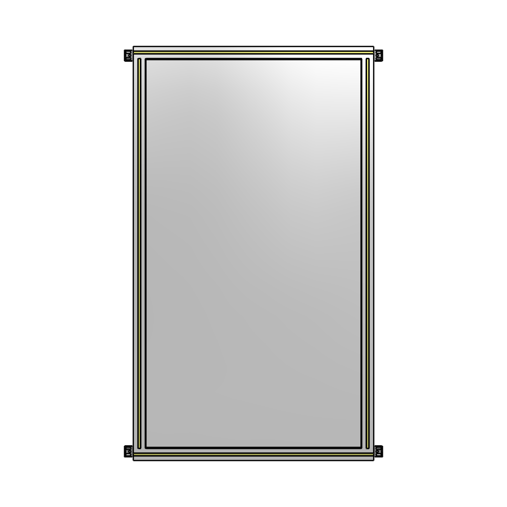 A4-1700-0900-0150-HYPZA GUARDING PANEL 1700MM TALL X 900MM WIDE 1/4'' POLYCARBONATE