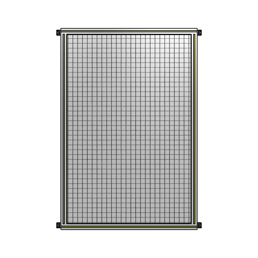 A4-1700-1050-0150-HYMZA GUARDING PANEL 1700MM TALL X 1050MM WIDE 1'' MESH