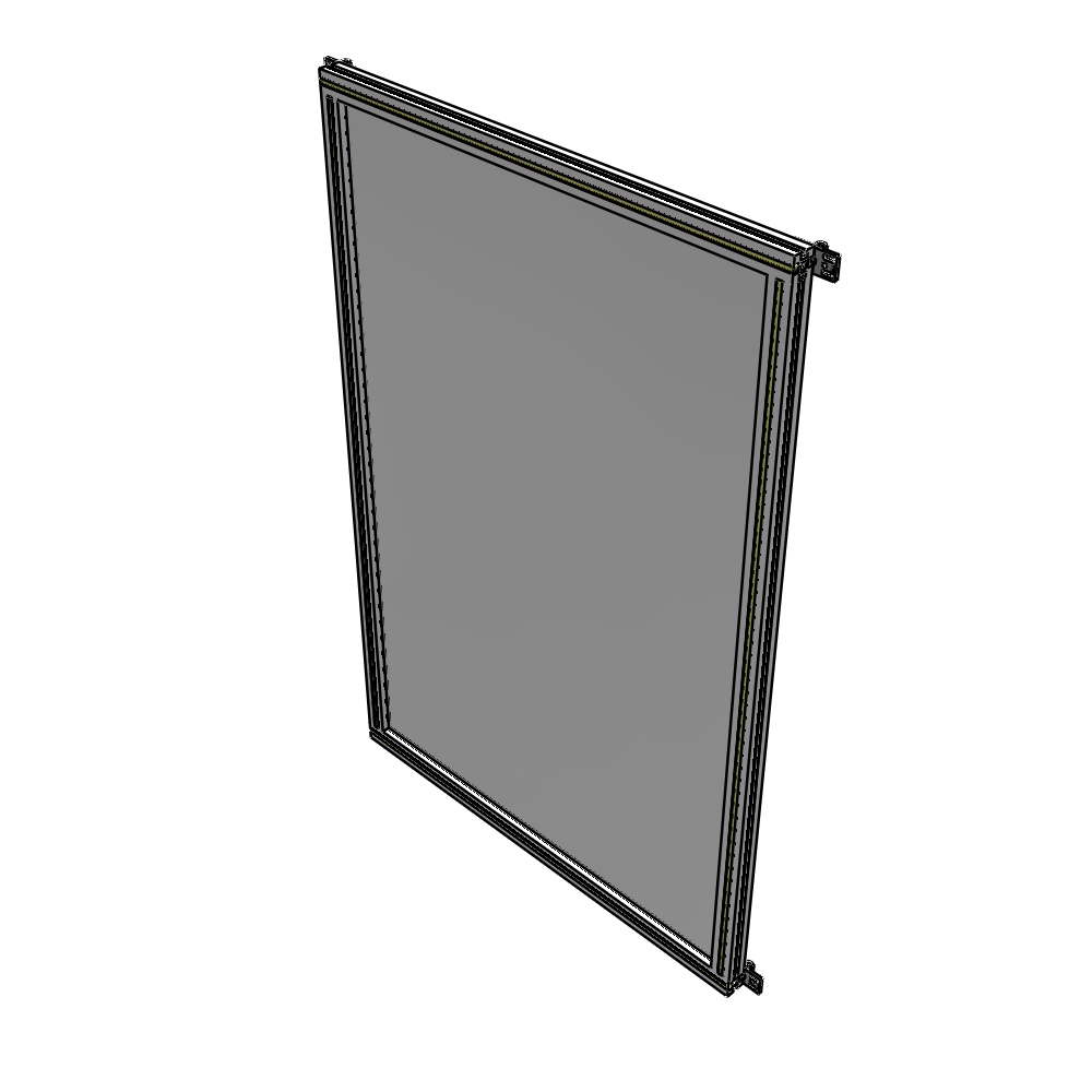 A4-1700-1050-0150-HYPZK GUARDING PANEL 1700MM TALL X 1050MM WIDE 1/4'' POLYCARBONATE