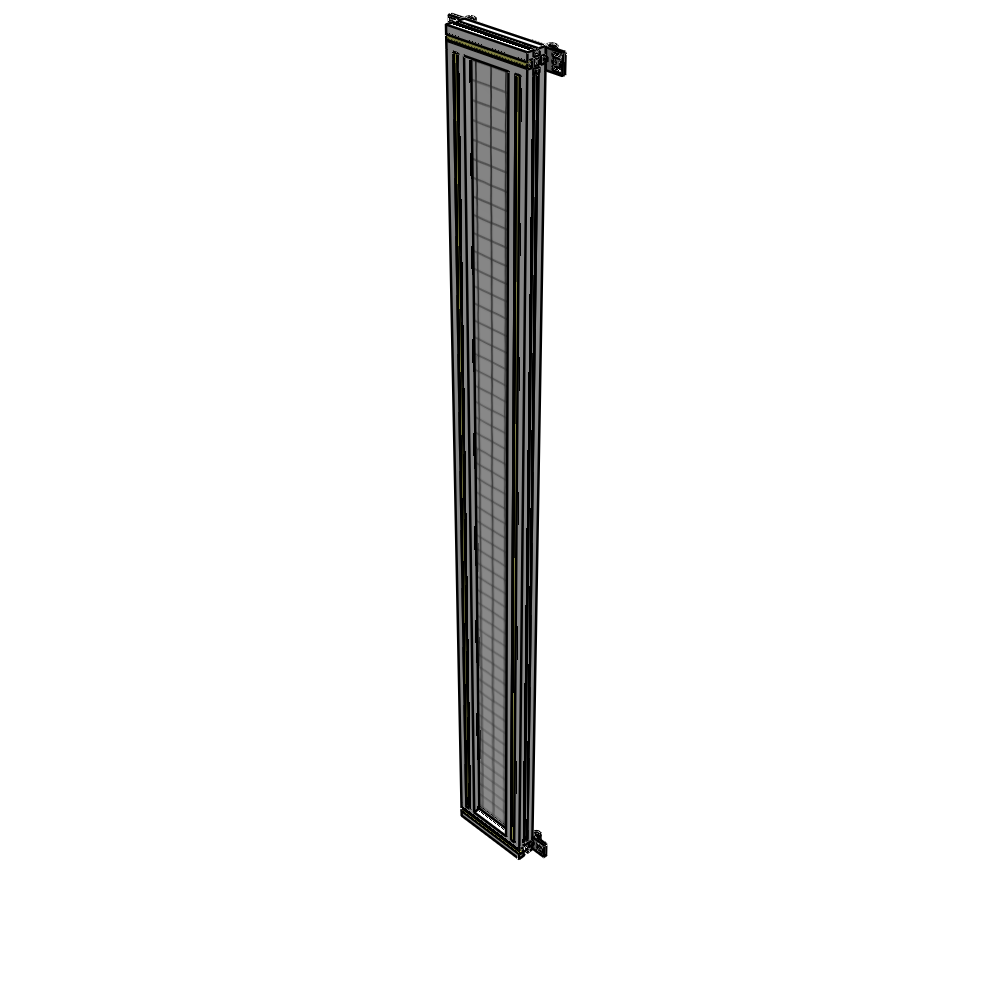 A4-2135-0200-0150-HYMZK GUARDING PANEL 2135MM TALL X 200MM WIDE 1'' MESH
