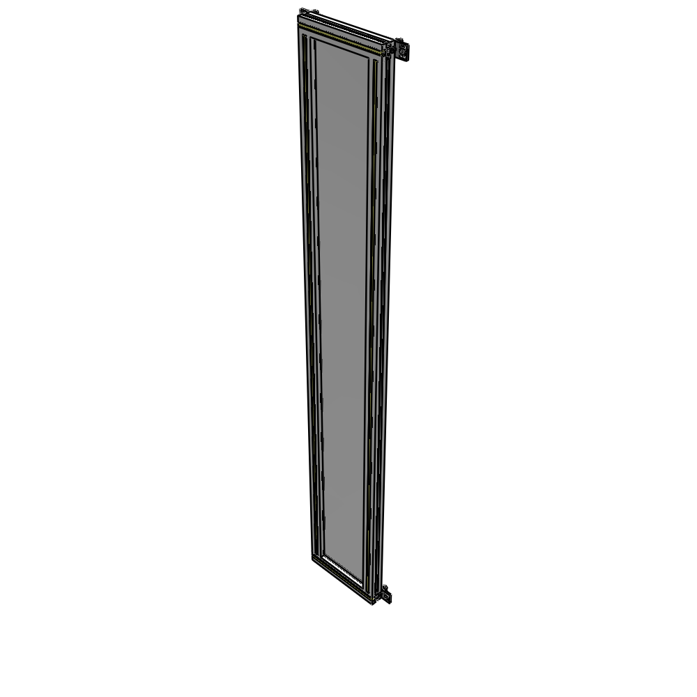 A4-2135-0300-0150-HYPZA GUARDING PANEL 2135MM TALL X 300MM WIDE 1/4'' POLYCARBONATE