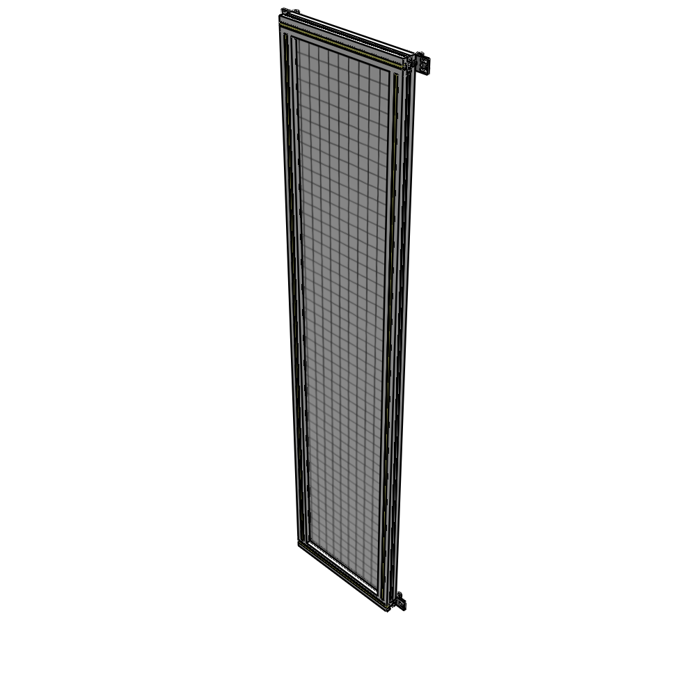 A4-2135-0450-0150-HYMZA GUARDING PANEL 2135MM TALL X 450MM WIDE 1'' MESH