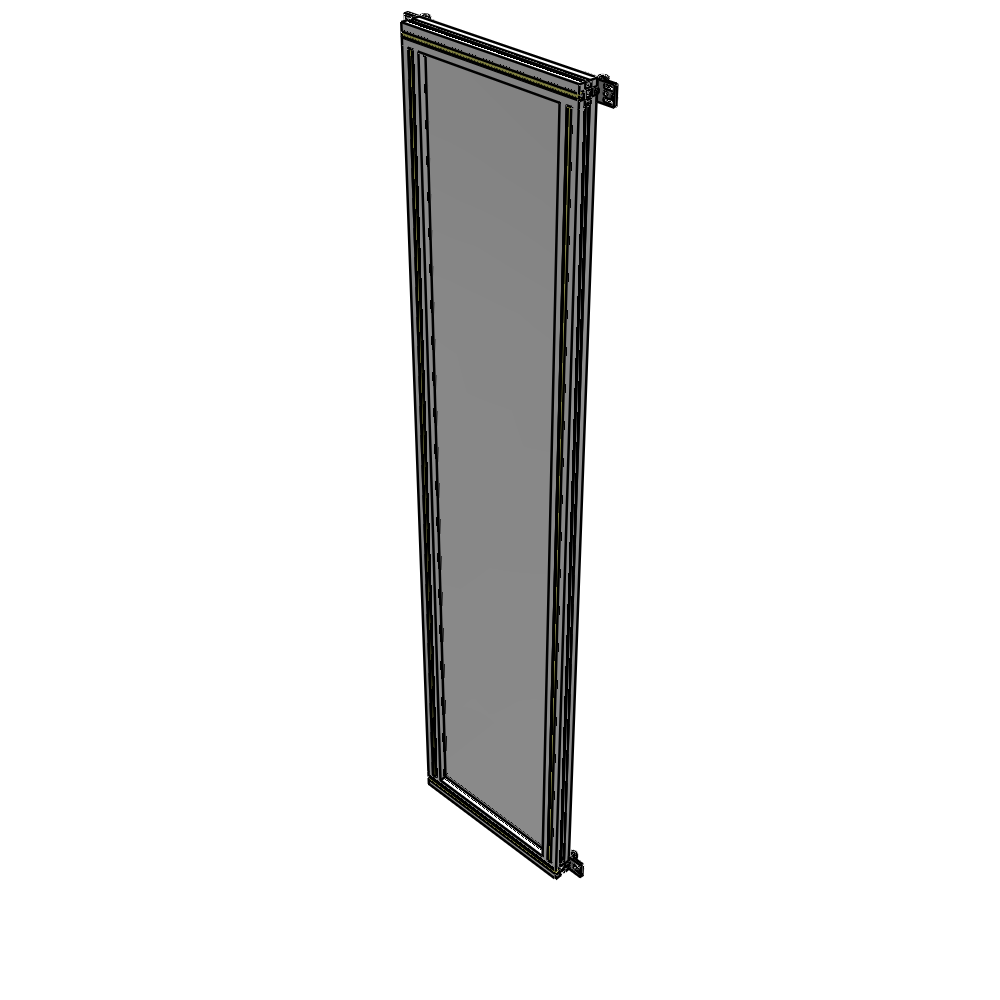 A4-2135-0450-0150-HYPZA GUARDING PANEL 2135MM TALL X 450MM WIDE 1/4'' POLYCARBONATE