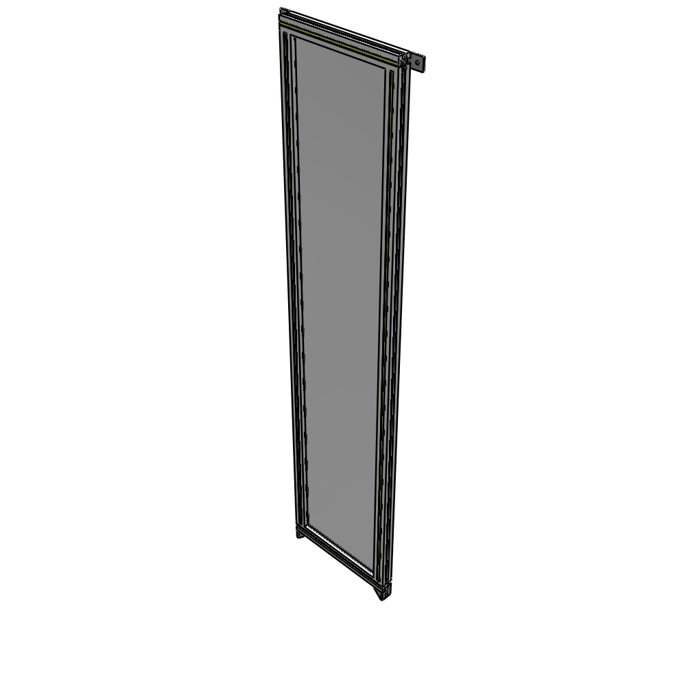 A4-2135-0450-0150-TYPZA GUARDING PANEL 2135MM TALL X 450MM WIDE 1/4'' POLYCARBONATE