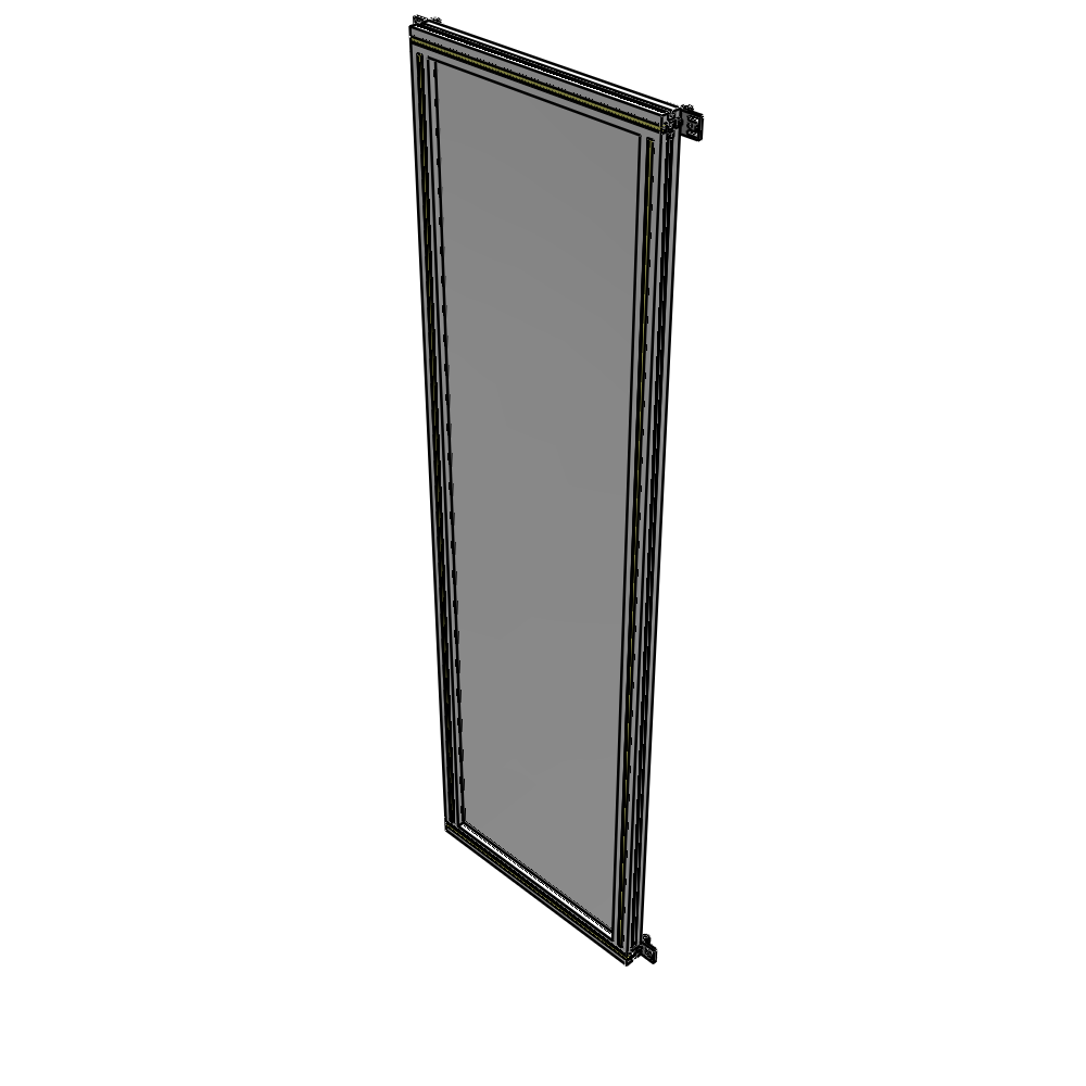 A4-2135-0600-0150-HYPZA GUARDING PANEL 2135MM TALL X 600MM WIDE 1/4'' POLYCARBONATE