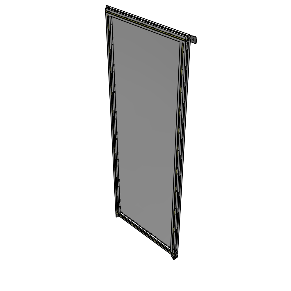 A4-2135-0750-0150-TYPZA GUARDING PANEL 2135MM TALL X 750MM WIDE 1/4'' POLYCARBONATE