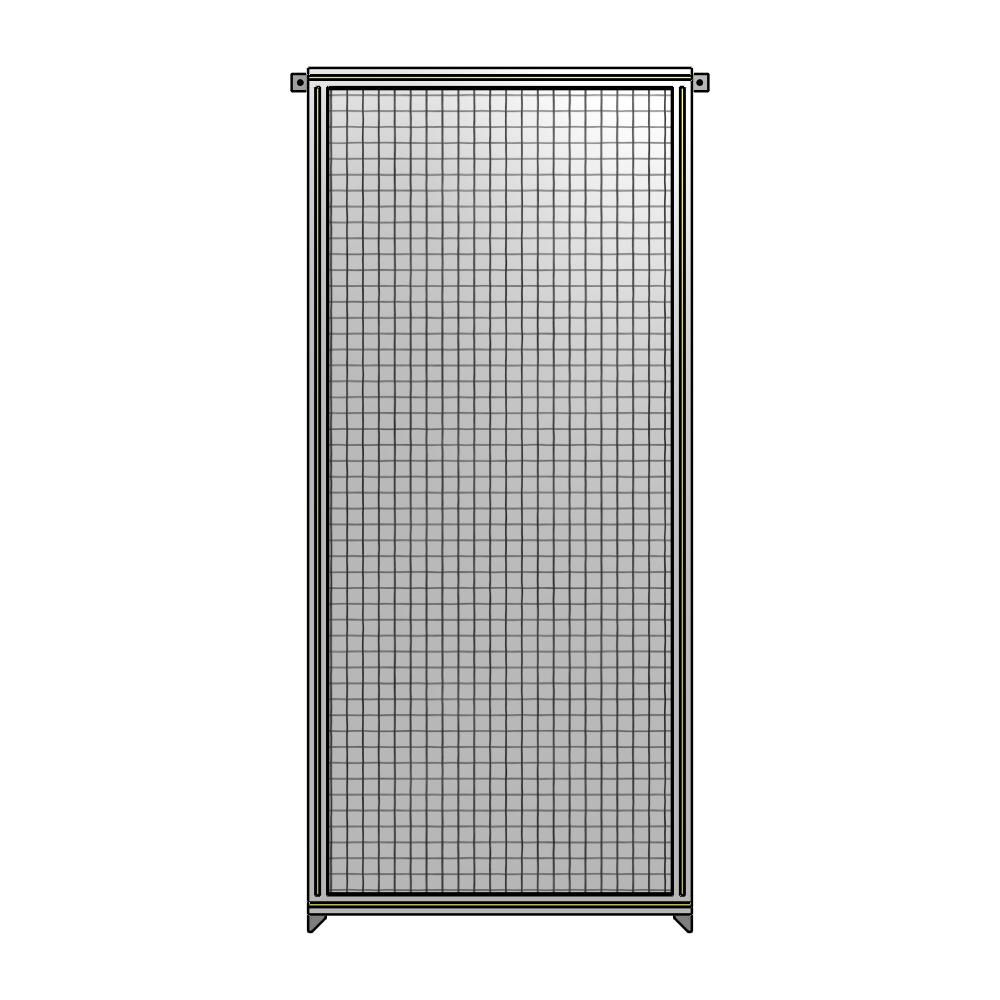 A4-2135-0900-0150-TYMZA GUARDING PANEL 2135MM TALL X 900MM WIDE 1'' MESH