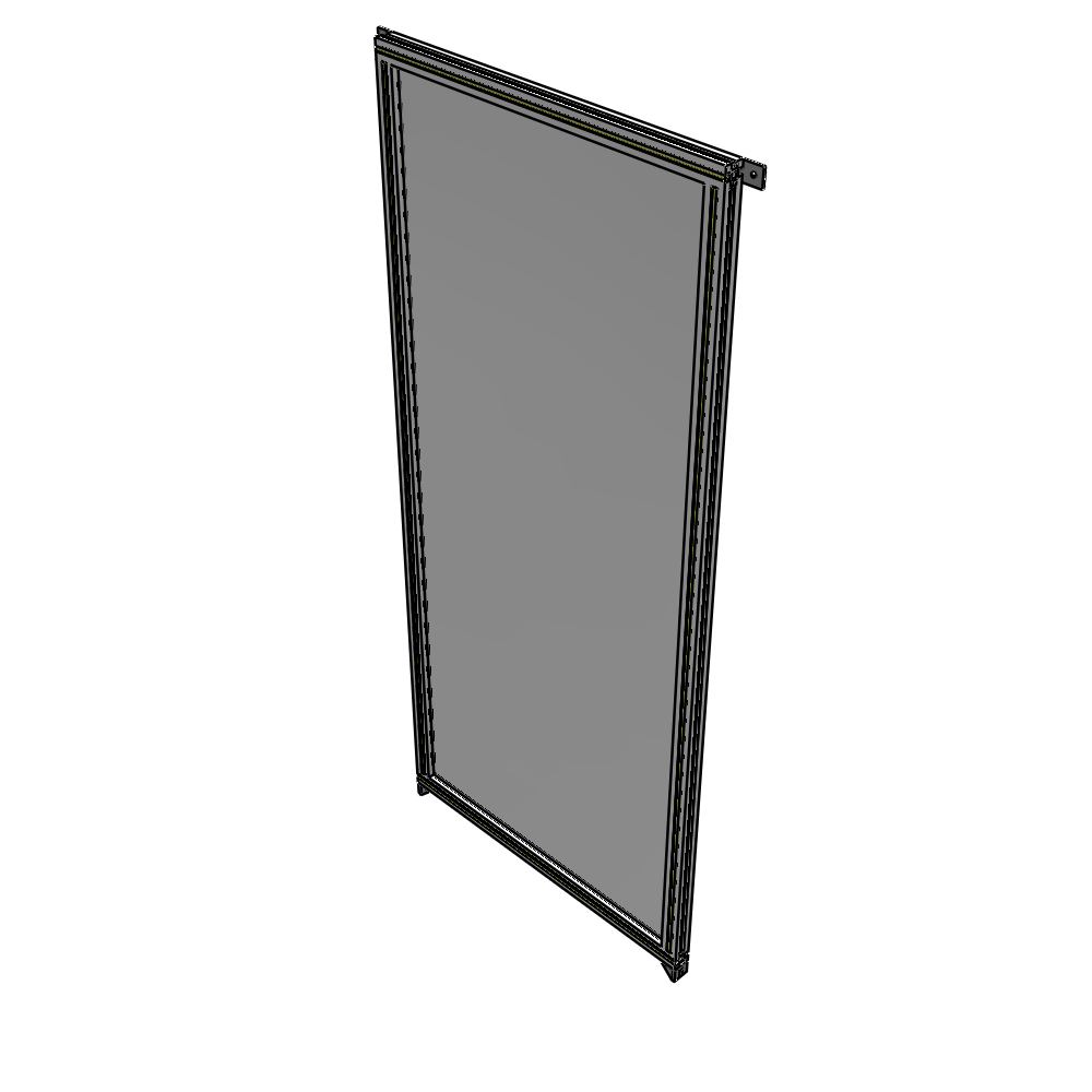 A4-2135-0900-0150-TYPZK GUARDING PANEL 2135MM TALL X 900MM WIDE 1/4'' POLYCARBONATE