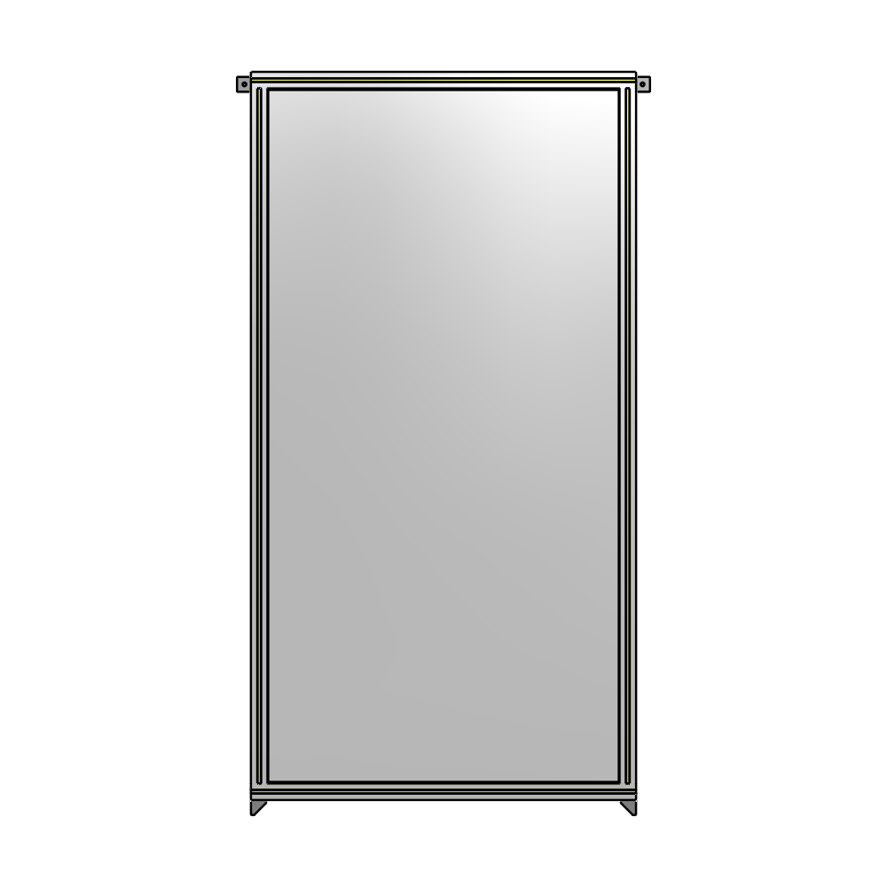 A4-2135-1050-0150-TYPZK GUARDING PANEL 2135MM TALL X 1050MM WIDE 1/4'' POLYCARBONATE