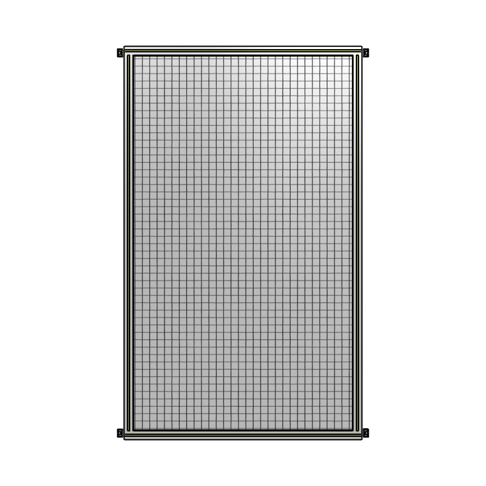 A4-2135-1200-0150-HYMZA GUARDING PANEL 2135MM TALL X 1200MM WIDE 1'' MESH
