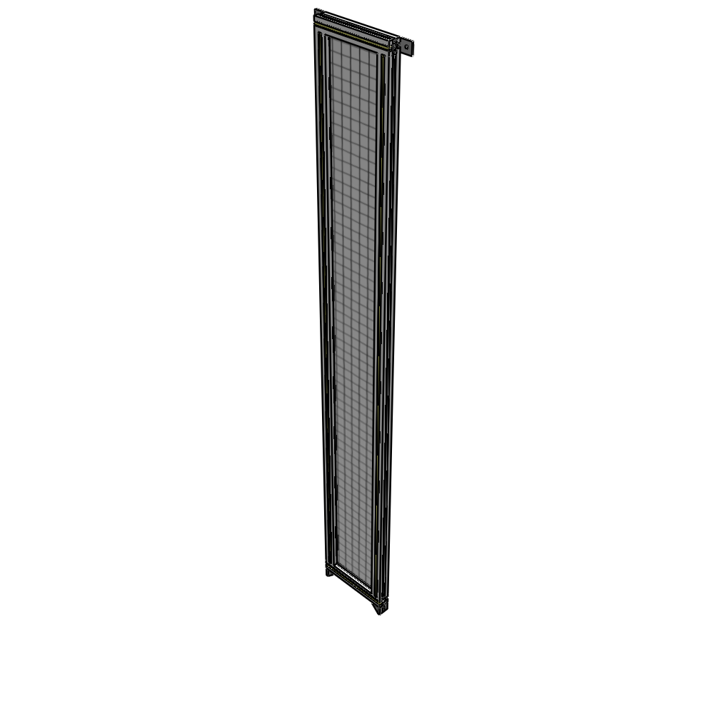 A4-2400-0300-0150-TYMZA GUARDING PANEL 2400MM TALL X 300MM WIDE 1'' MESH