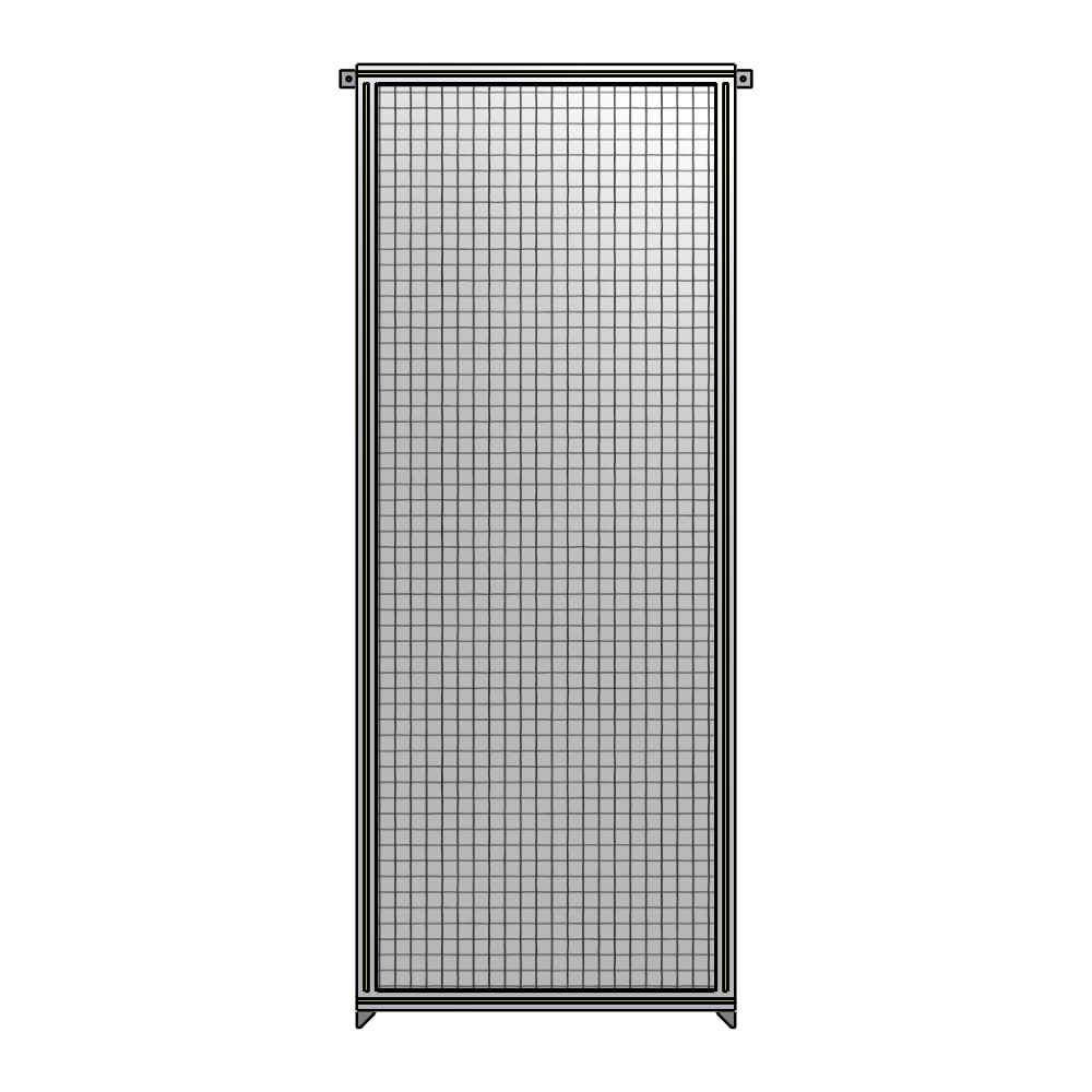 A4-2400-0900-0150-TYMZA GUARDING PANEL 2400MM TALL X 900MM WIDE 1'' MESH