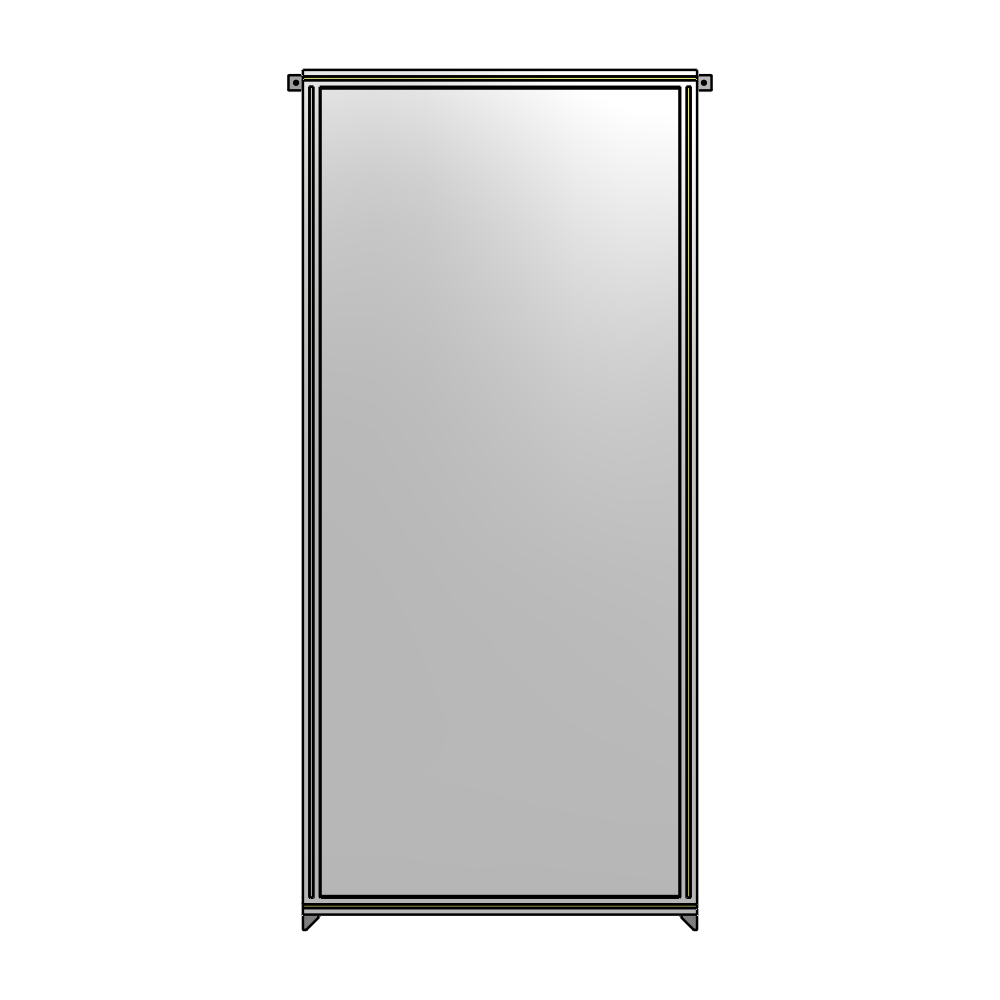 A4-2400-1050-0150-TYPZK GUARDING PANEL 2400MM TALL X 1050MM WIDE 1/4'' POLYCARBONATE