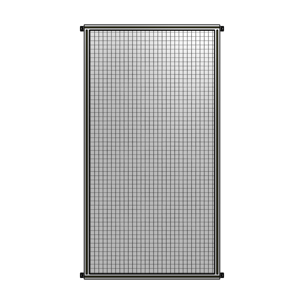 A4-2400-1200-0150-HYMZK GUARDING PANEL 2400MM TALL X 1200MM WIDE 1'' MESH