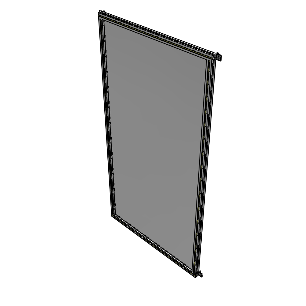 A4-2400-1200-0150-HYPZK GUARDING PANEL 2400MM TALL X 1200MM WIDE 1/4'' POLYCARBONATE
