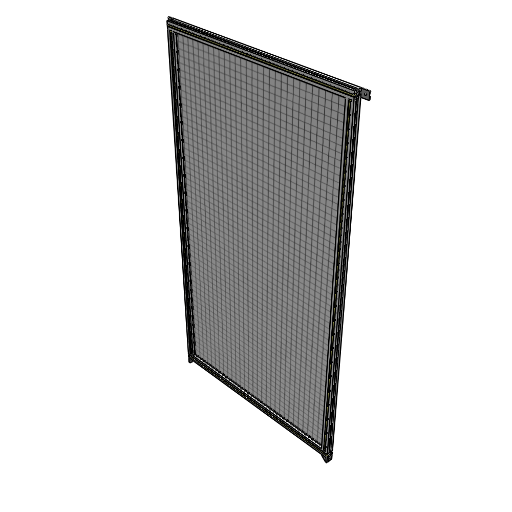 A4-2400-1200-0150-TYMZK GUARDING PANEL 2400MM TALL X 1200MM WIDE 1'' MESH