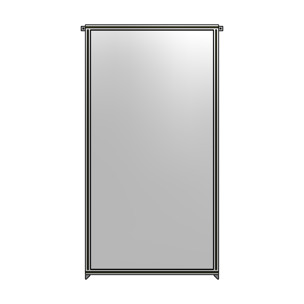 A4-2400-1200-0150-TYPZA GUARDING PANEL 2400MM TALL X 1200MM WIDE 1/4'' POLYCARBONATE