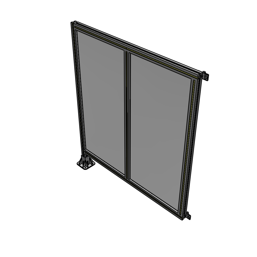 B1-1400-1200-0150-HYPFK GUARDING PANEL 1400MM TALL X 1200MM WIDE 1/4'' POLYCARBONATE