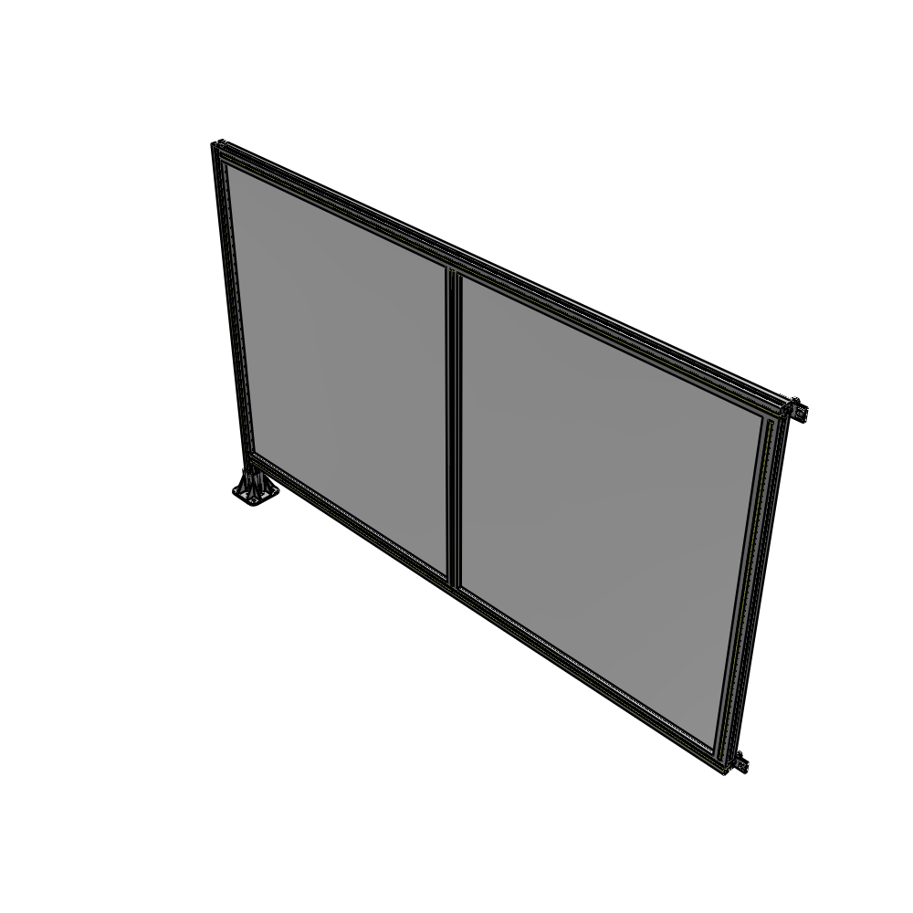 B1-1400-2200-0150-HYPFA GUARDING PANEL 1400MM TALL X 2200MM WIDE 1/4'' POLYCARBONATE