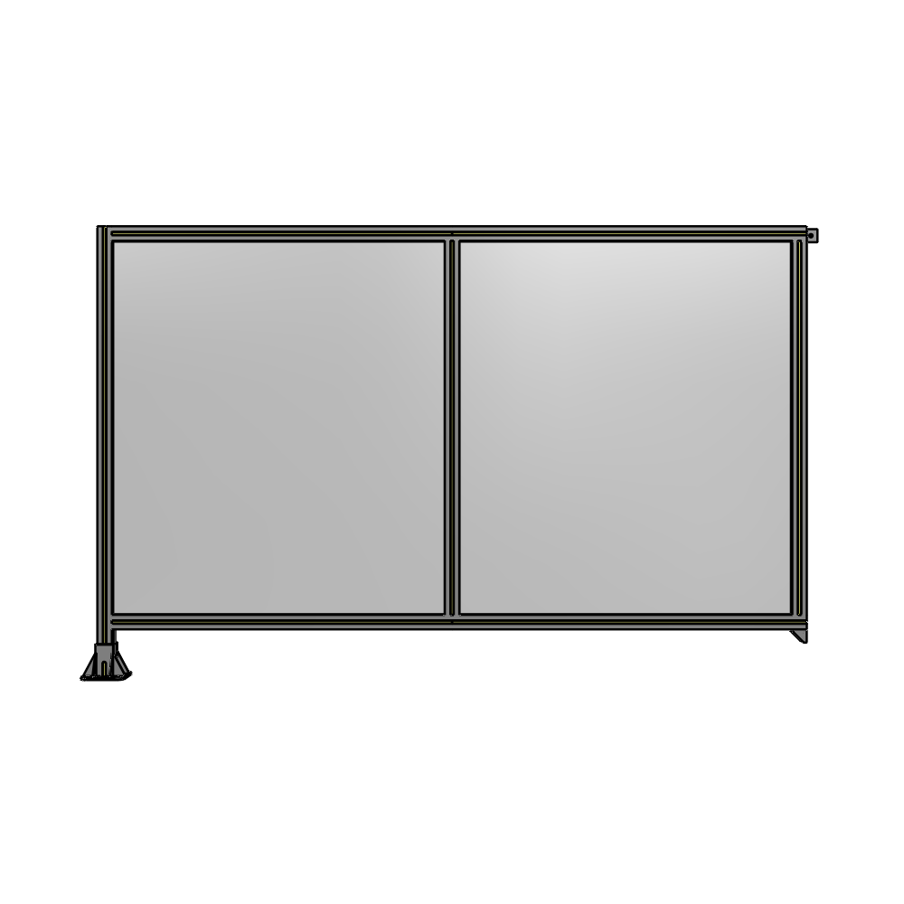 B1-1400-2200-0150-TYPFK GUARDING PANEL 1400MM TALL X 2200MM WIDE 1/4'' POLYCARBONATE