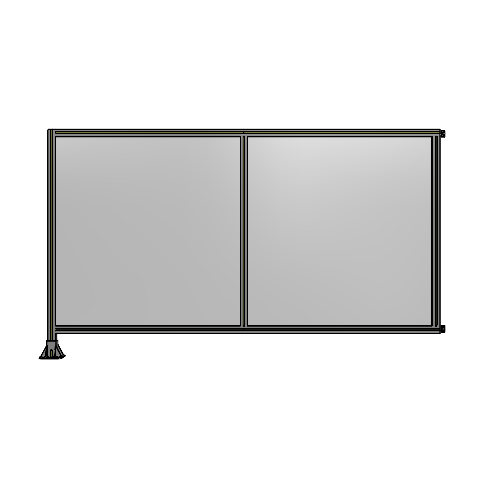 B1-1400-2400-0150-HYPFA GUARDING PANEL 1400MM TALL X 2400MM WIDE 1/4'' POLYCARBONATE