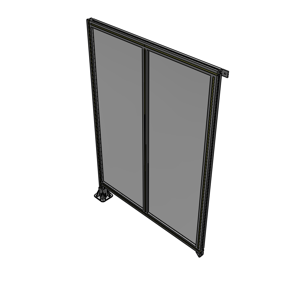 B1-1700-1200-0150-TYPFK GUARDING PANEL 1700MM TALL X 1200MM WIDE 1/4'' POLYCARBONATE