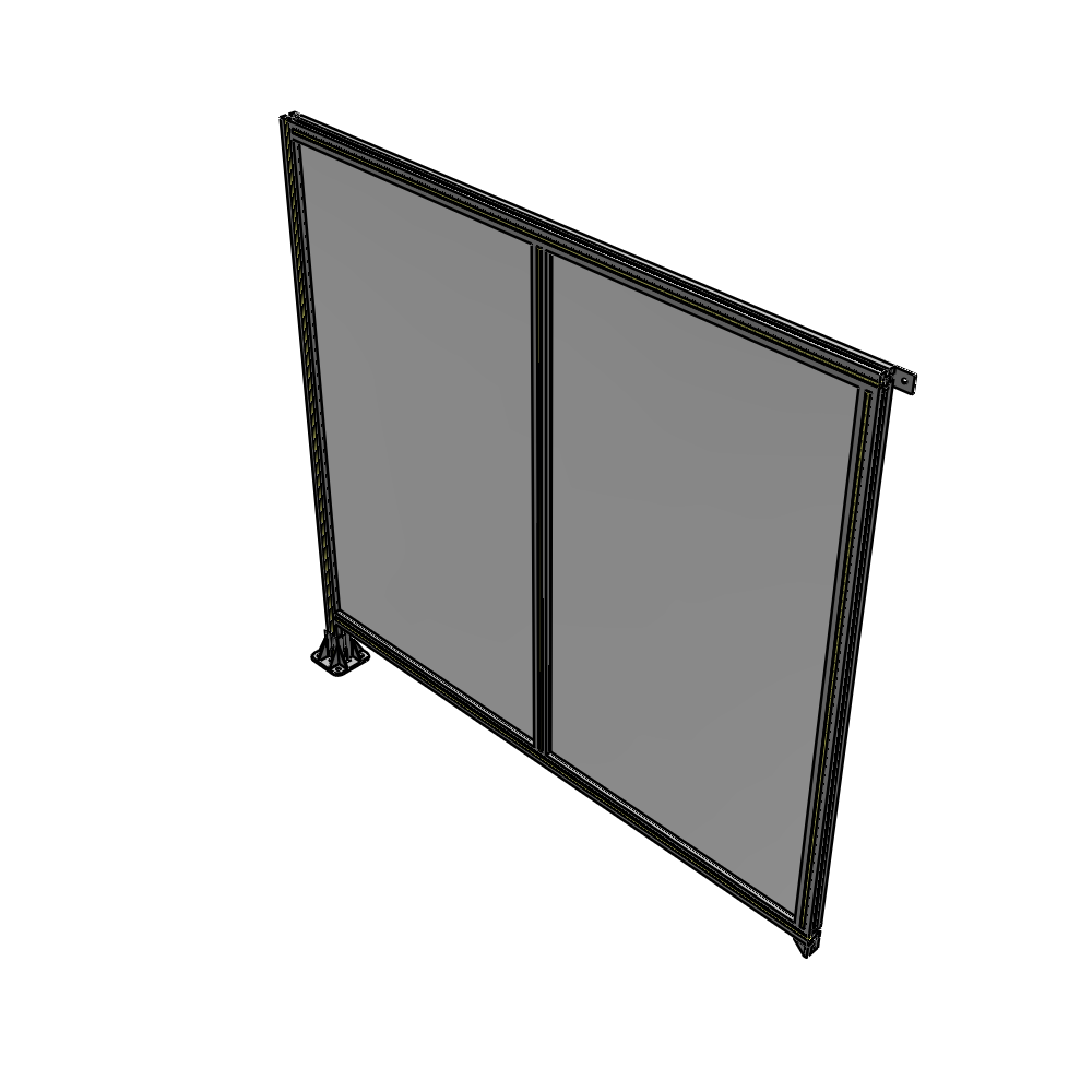 B1-1700-1800-0150-TYPFA GUARDING PANEL 1700MM TALL X 1800MM WIDE 1/4'' POLYCARBONATE
