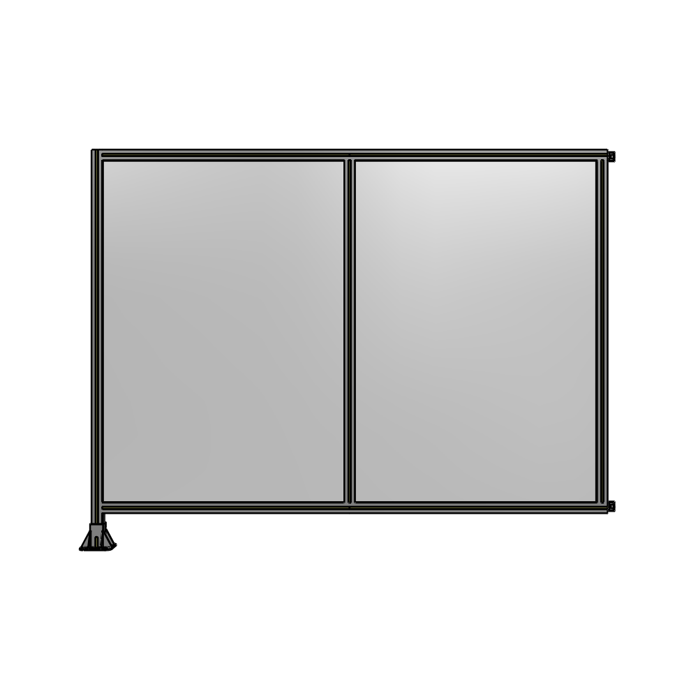 B1-1700-2200-0150-HYPFA GUARDING PANEL 1700MM TALL X 2200MM WIDE 1/4'' POLYCARBONATE
