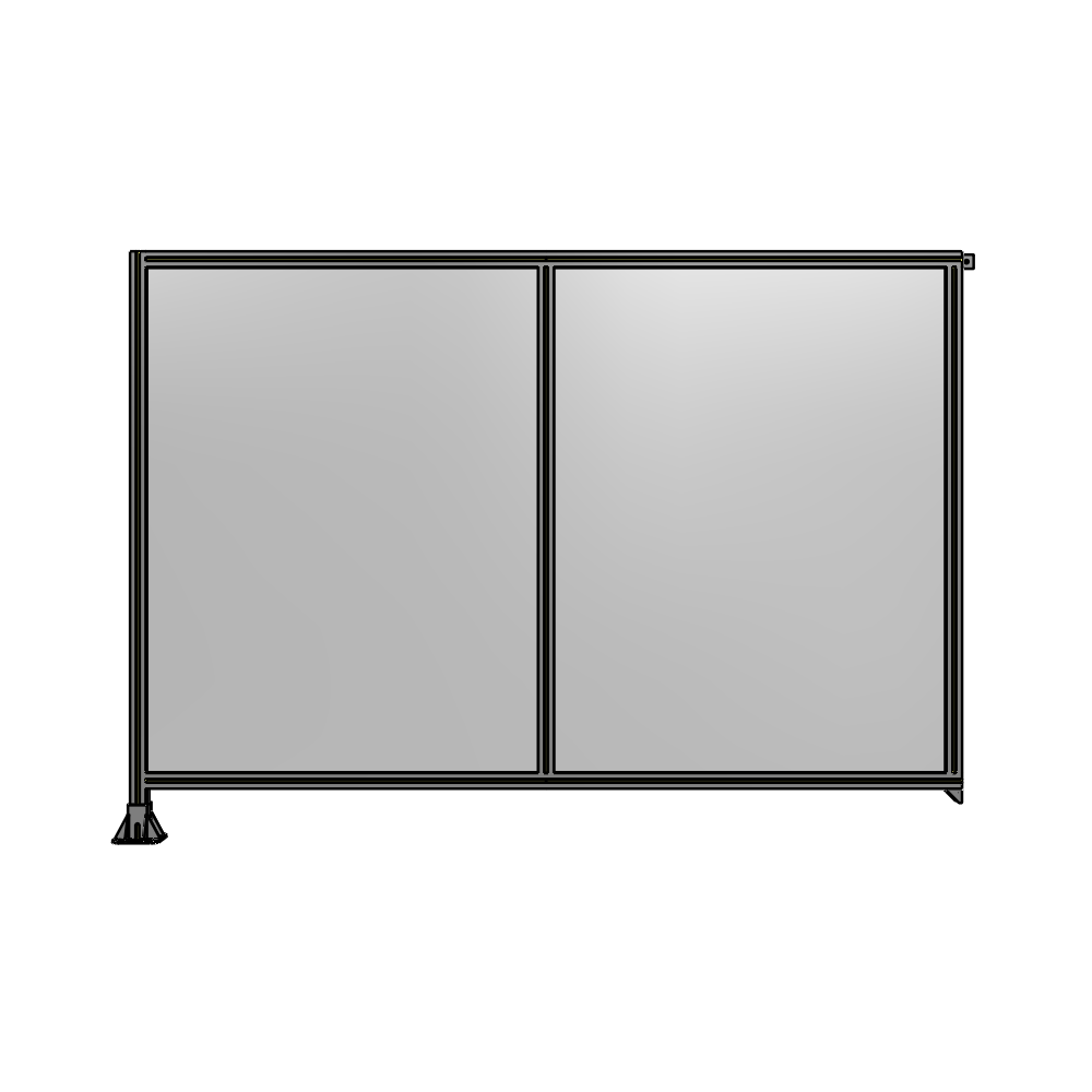 B1-1700-2400-0150-TYPFK GUARDING PANEL 1700MM TALL X 2400MM WIDE 1/4'' POLYCARBONATE