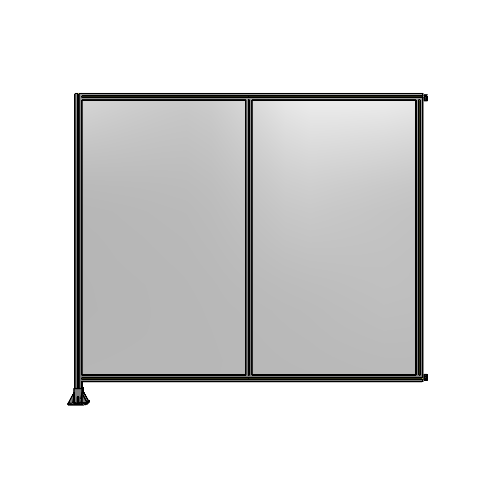 B1-2135-2400-0150-HYPFK GUARDING PANEL 2135MM TALL X 2400MM WIDE 1/4'' POLYCARBONATE