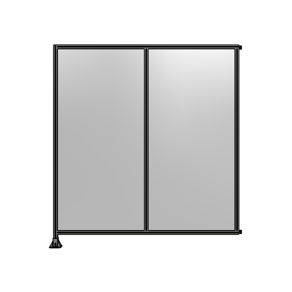 B1-2400-2200-0150-HYPFA GUARDING PANEL 2400MM TALL X 2200MM WIDE 1/4'' POLYCARBONATE