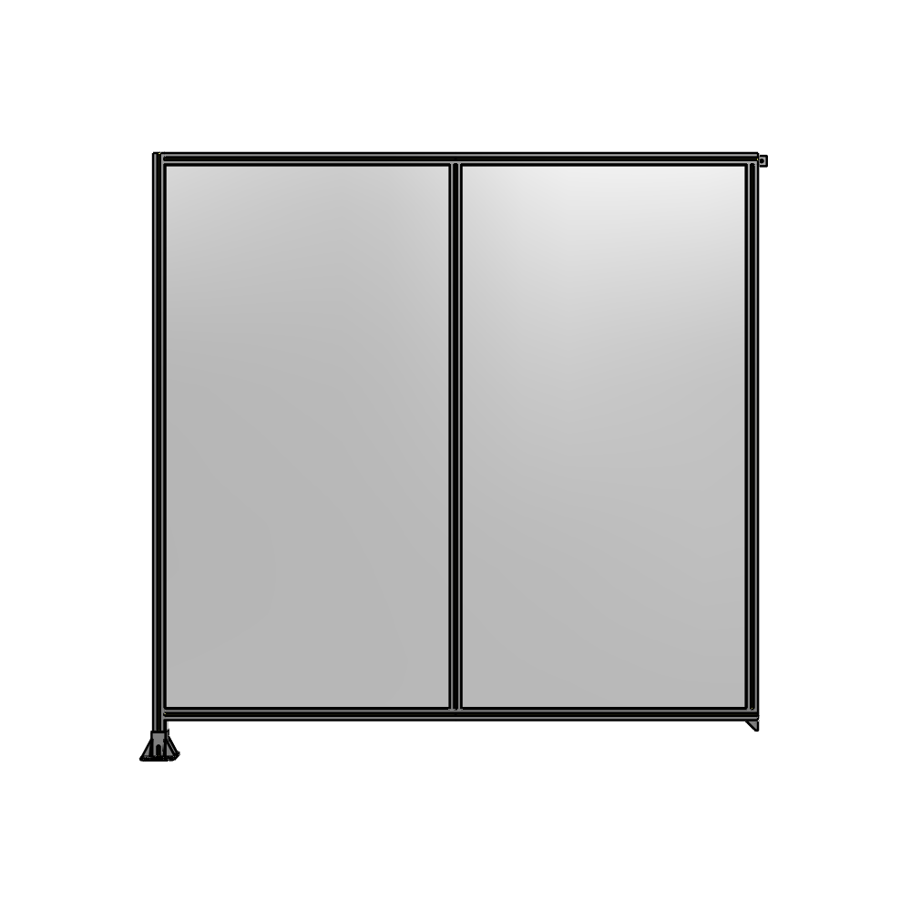 B1-2400-2400-0150-TYPFA GUARDING PANEL 2400MM TALL X 2400MM WIDE 1/4'' POLYCARBONATE
