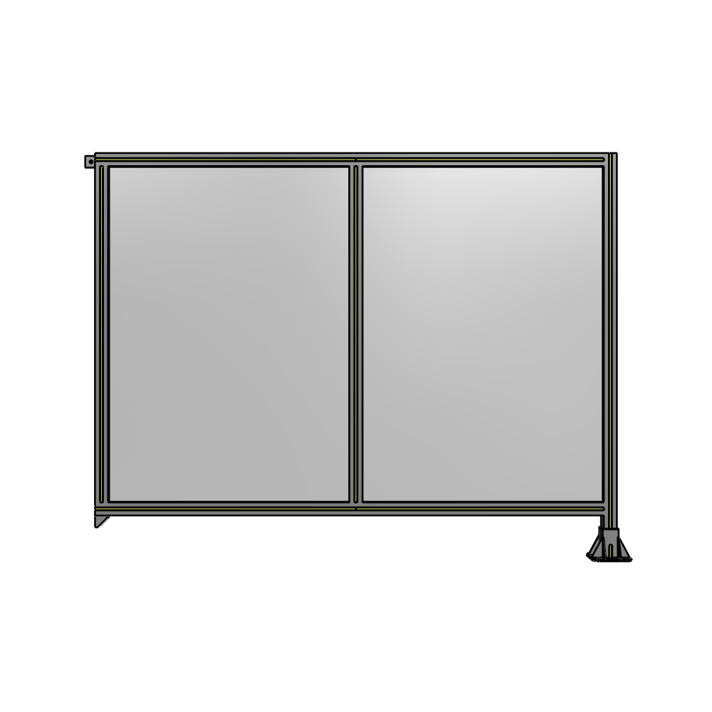 B2-1400-1800-0150-TYPFK GUARDING PANEL 1400MM TALL X 1800MM WIDE 1/4'' POLYCARBONATE
