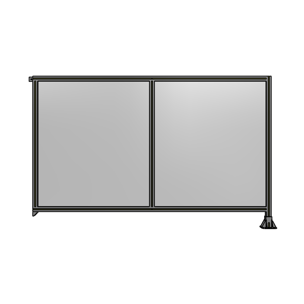 B2-1400-2200-0150-TYPFA GUARDING PANEL 1400MM TALL X 2200MM WIDE 1/4'' POLYCARBONATE