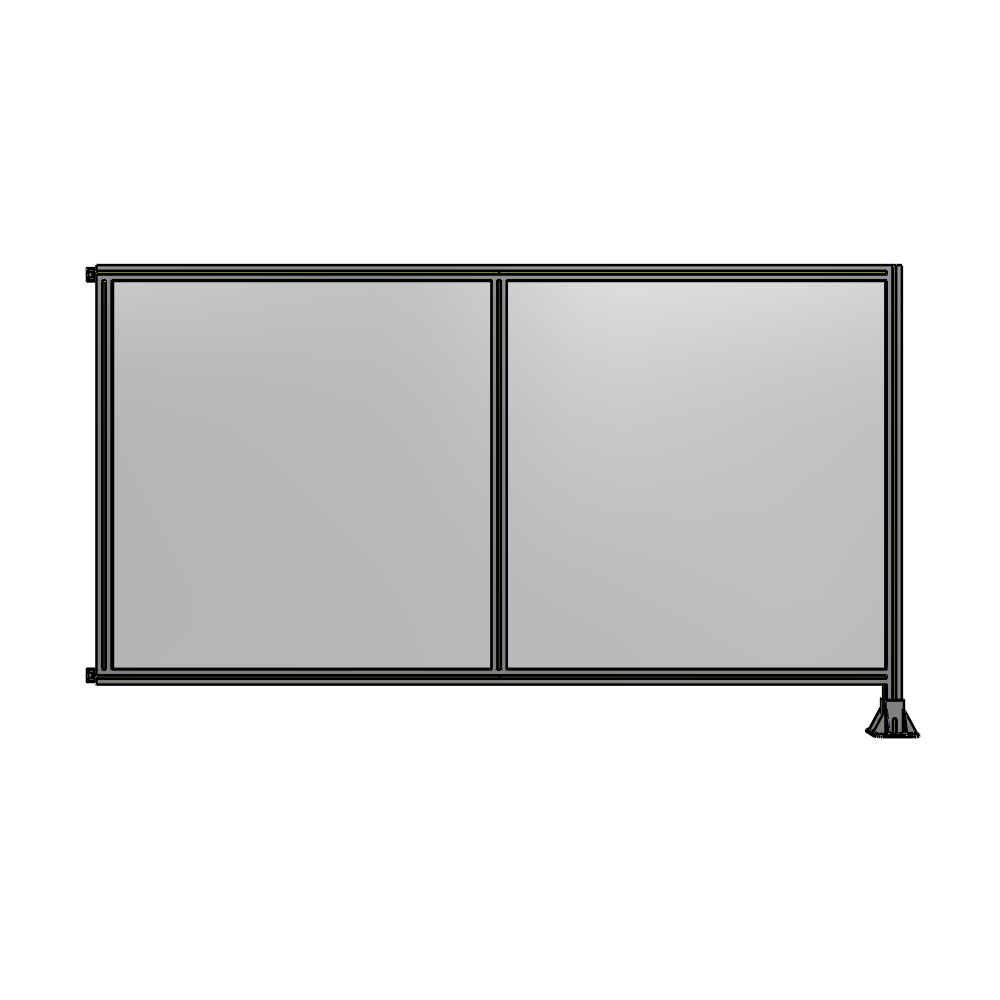 B2-1400-2400-0150-HYPFA GUARDING PANEL 1400MM TALL X 2400MM WIDE 1/4'' POLYCARBONATE