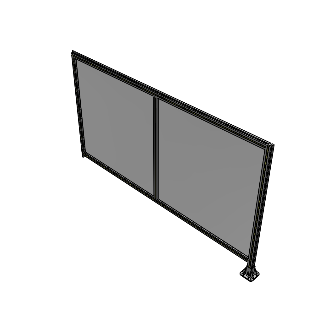 B2-1400-2400-0150-TYPFK GUARDING PANEL 1400MM TALL X 2400MM WIDE 1/4'' POLYCARBONATE