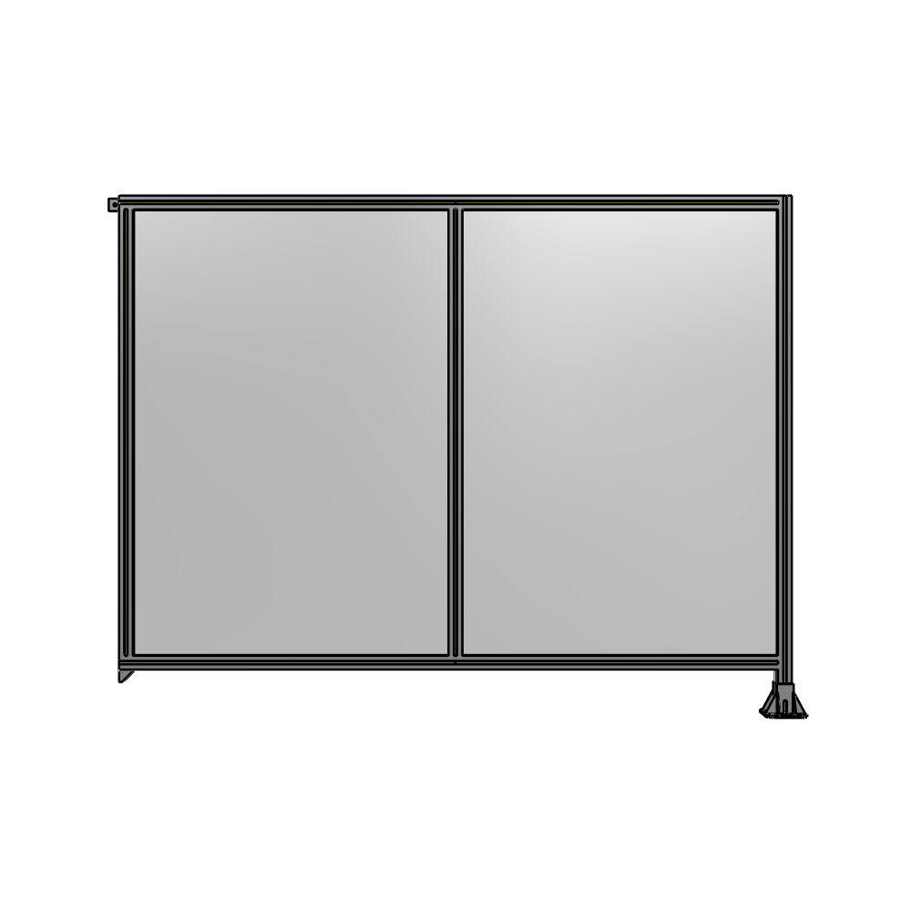 B2-1700-2200-0150-TYPFK GUARDING PANEL 1700MM TALL X 2200MM WIDE 1/4'' POLYCARBONATE