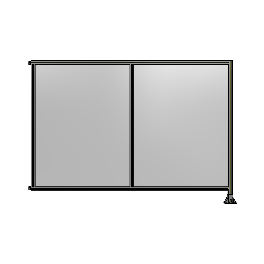 B2-1700-2400-0150-HYPFA GUARDING PANEL 1700MM TALL X 2400MM WIDE 1/4'' POLYCARBONATE