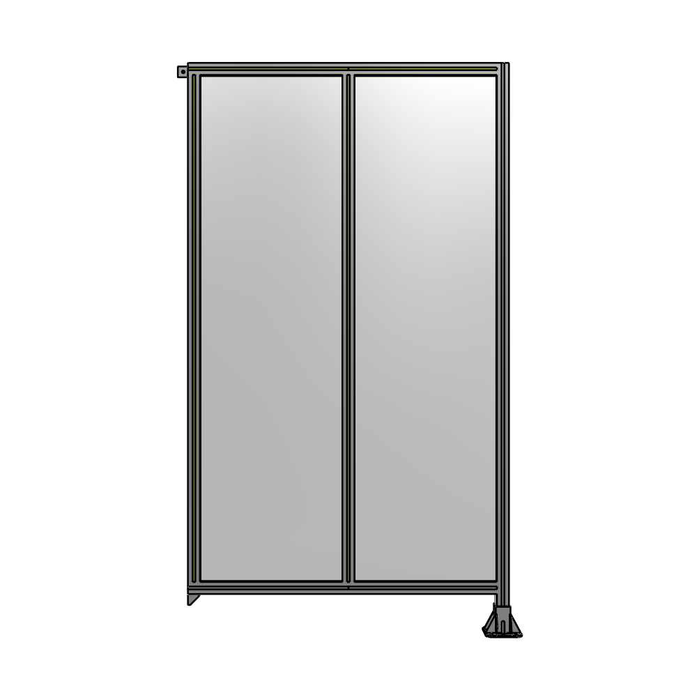 B2-2135-1200-0150-TYPFA GUARDING PANEL 2135MM TALL X 1200MM WIDE 1/4'' POLYCARBONATE
