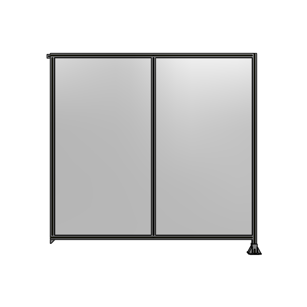 B2-2135-2200-0150-TYPFK GUARDING PANEL 2135MM TALL X  2200MM WIDE 1/4'' POLYCARBONATE