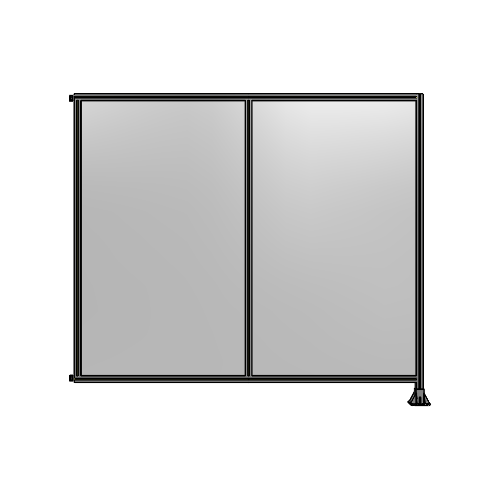 B2-2135-2400-0150-HYPFK GUARDING PANEL 2135MM TALL X 2400MM WIDE 1/4'' POLYCARBONATE