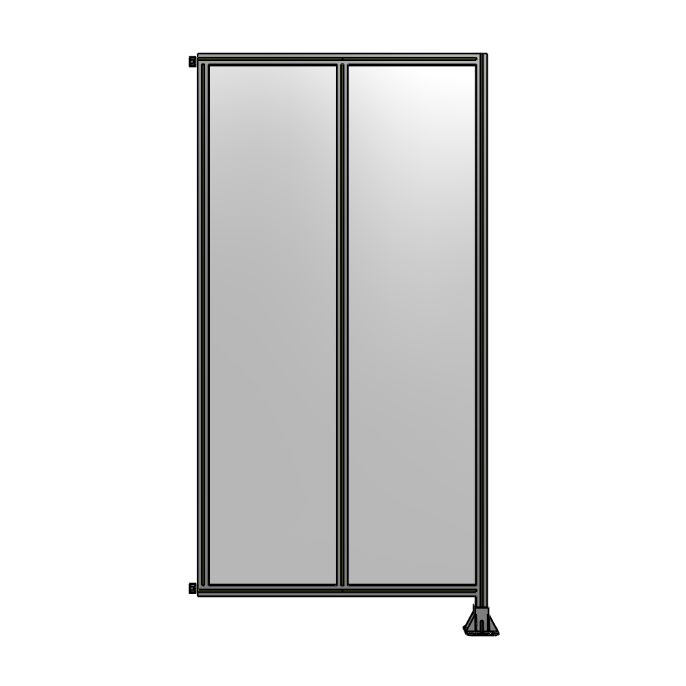 B2-2400-1200-0150-HYPFK GUARDING PANEL 2400MM TALL X 1200MM WIDE 1/4'' POLYCARBONATE