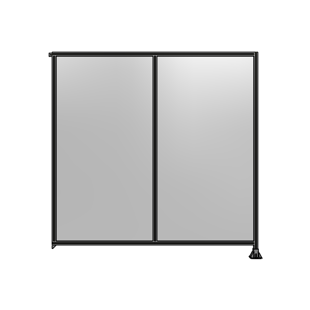 B2-2400-2400-0150-TYPFA GUARDING PANEL 2400MM TALL X 2400MM WIDE 1/4'' POLYCARBONATE