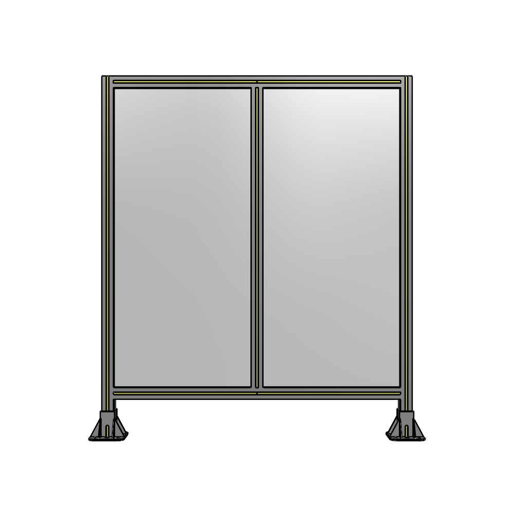 B3-1400-1200-0150-ZYPFA GUARDING PANEL 1400MM TALL X 1200MM WIDE 1/4'' POLYCARBONATE
