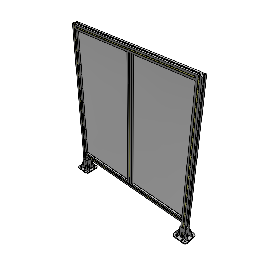 B3-1400-1200-0150-ZYPFK GUARDING PANEL 1400MM TALL X 1200MM WIDE 1/4'' POLYCARBONATE
