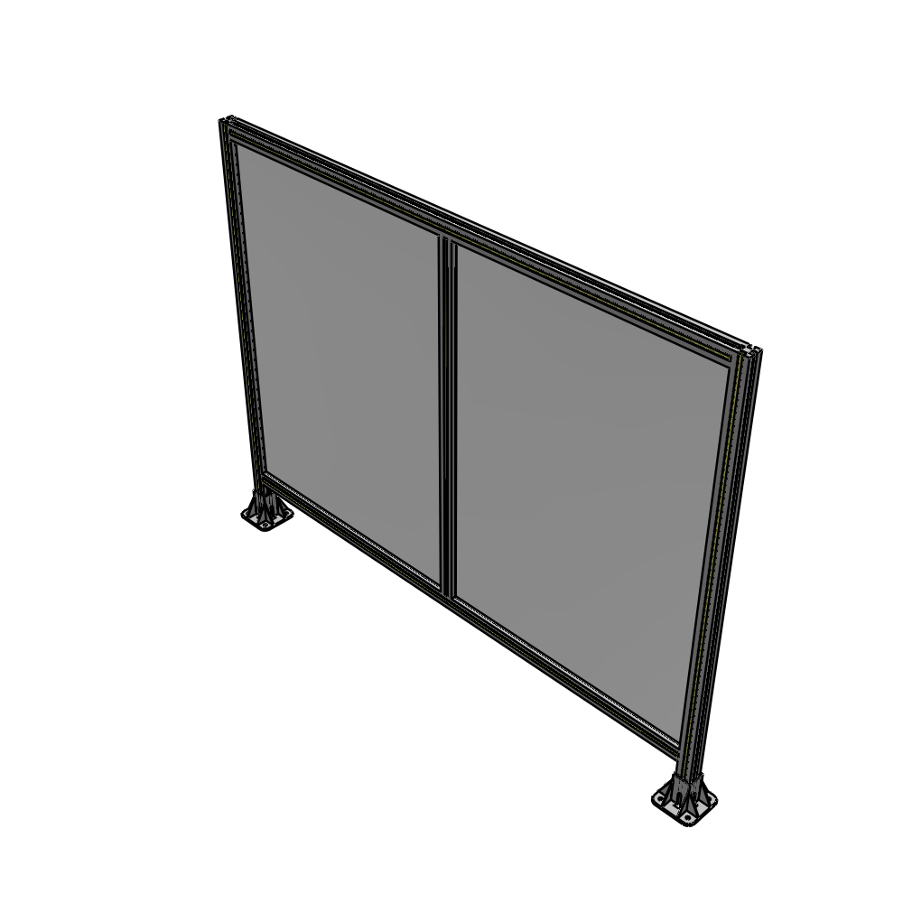 B3-1400-1800-0150-ZYPFK GUARDING PANEL 1400MM TALL X 1800MM WIDE 1/4'' POLYCARBONATE