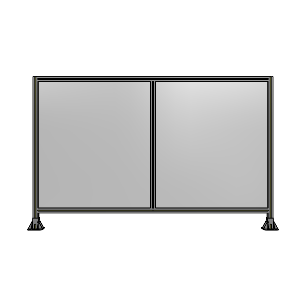 B3-1400-2200-0150-ZYPFA GUARDING PANEL 1400MM TALL X 2200MM WIDE 1/4'' POLYCARBONATE
