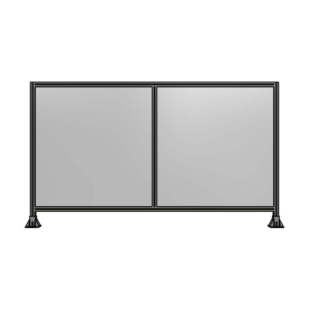 B3-1400-2400-0150-ZYPFA GUARDING PANEL 1400MM TALL X 2400MM WIDE 1/4'' POLYCARBONATE