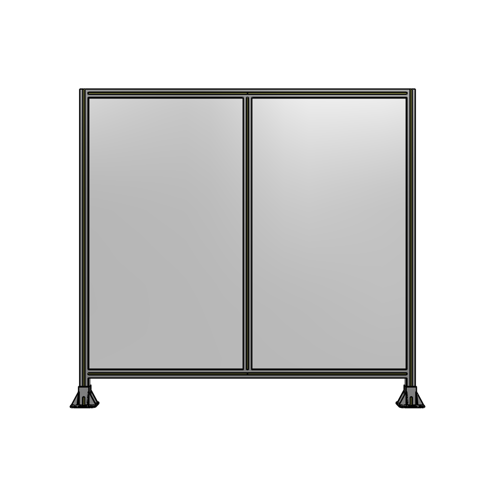 B3-1700-1800-0150-ZYPFA GUARDING PANEL 1700MM TALL X 1800MM WIDE 1/4'' POLYCARBONATE