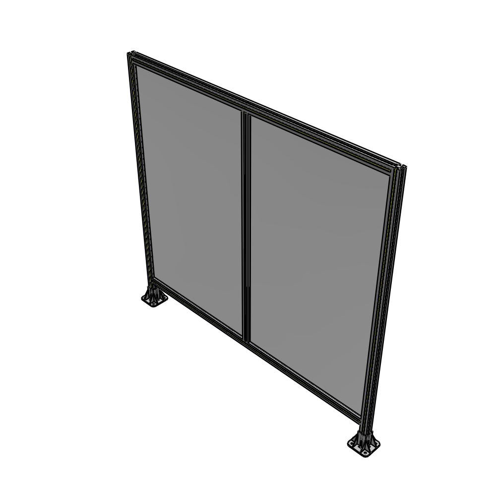 B3-1700-1800-0150-ZYPFA GUARDING PANEL 1700MM TALL X 1800MM WIDE 1/4'' POLYCARBONATE